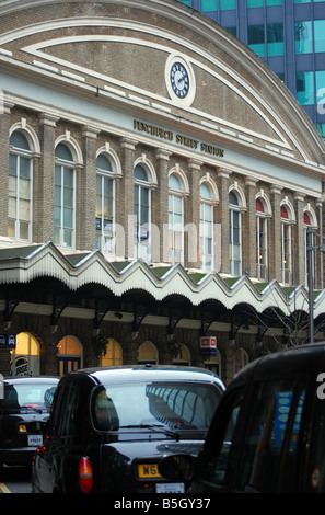 La gare de Fenchurch Street Banque D'Images