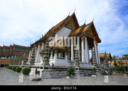 De Wat Suthat Thepwararam Ubosot, Bangkok, Thaïlande. Banque D'Images