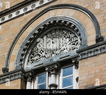 La gare de Victoria Terminus Bombay en Inde. La gare Chhatrapati Shivaji maintenant Banque D'Images