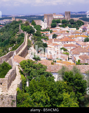 Obidos, Portugal, Estremadura. Banque D'Images