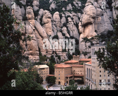 Monastère de Montserrat, en Catalogne, Espagne Banque D'Images