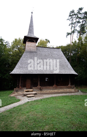 Église, ASTRA, Open Air Museum, Sibiu, Transylvanie, Roumanie Banque D'Images