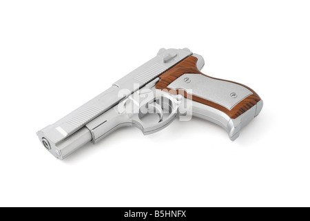 Jouet Pistolet Isolé Sur Fond Blanc Pistolet Jouet Pistolet Isolé Jouet  Pistolet Vecteurs libres de droits et plus d'images vectorielles de Acier -  iStock