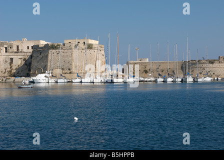 Vue sur Gallipoli Banque D'Images