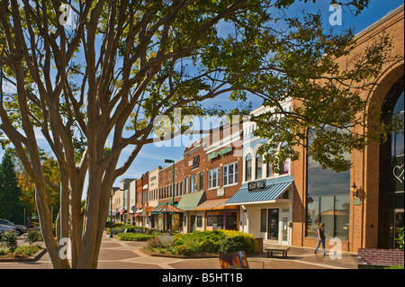 Union Square, Hickory, Caroline du Nord, États-Unis Banque D'Images