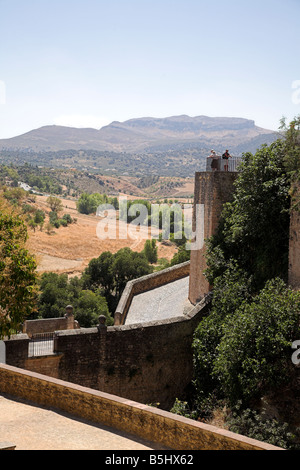 Vue sur le Puente Viejo - Puente Arabe (Vieux Pont - Pont Arabe) Banque D'Images