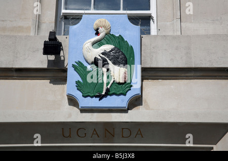 Détail Maison de l'Ouganda à Trafalgar Square London Banque D'Images