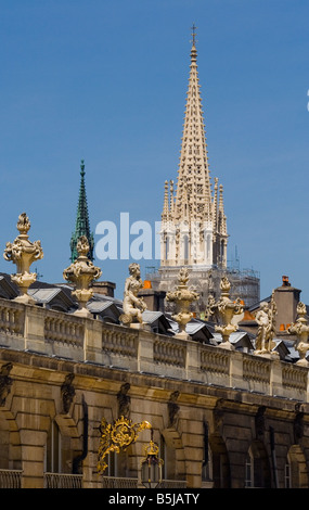 La place Stanislas à Nancy Banque D'Images