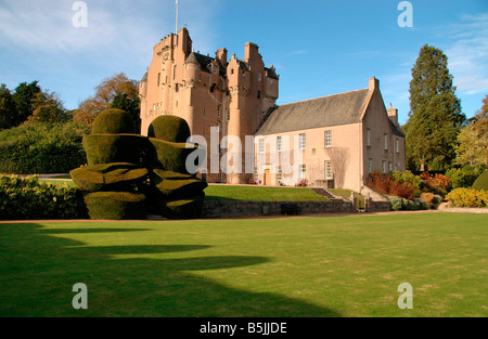 Le Château de Crathes, Banchory, Aberdeenshire, Scotland UK . Banque D'Images