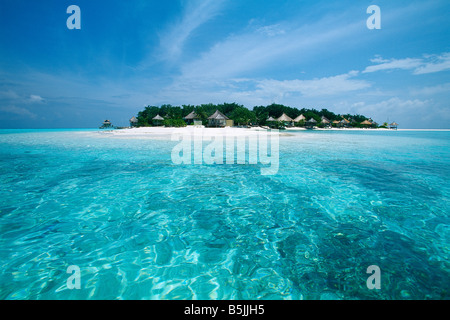 Maldives - Banyan Tree Vabbinfaru Island Resort - Banque D'Images