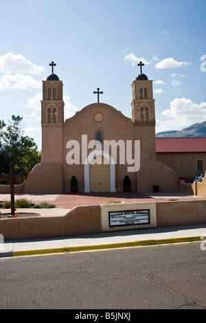 San Miguel est la plus ancienne église catholique Église Catholique aux États-Unis Banque D'Images