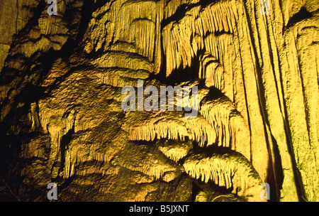 Grotte de stalactites Melidoni Crète Grèce Banque D'Images