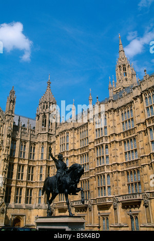 Grande Bretagne - Londres - Westminster District - Chambres du Parlement Banque D'Images