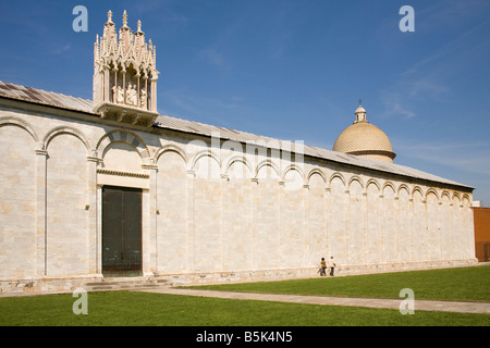 Camposanto Monumentale, Cimetière Monumental, la Piazza del Duomo, Pise, Toscane, Italie Banque D'Images