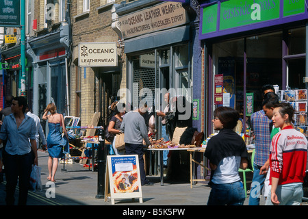 Grande Bretagne - Londres - quartier de Whitechapel - Brick Lane Sreet Banque D'Images