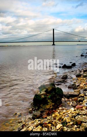 Humber Bridge, North Lincolnshire Banque D'Images