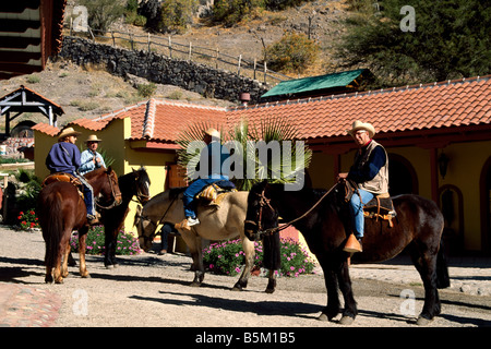 Hacienda Los Andes Rio Hurtado Chili Banque D'Images