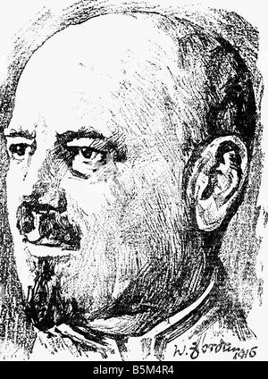 Hipper, Franz von, 13.9.1863 - 25.5.1932, amiral allemand, portrait, Banque D'Images