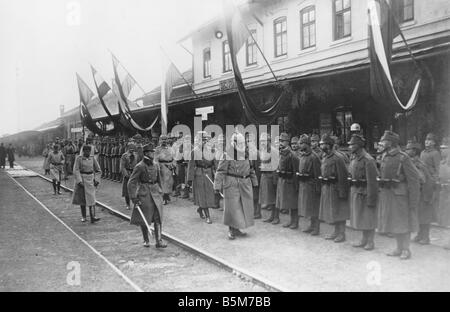 1 L596 F1917 Louis III de Bavière en Schaessburg Ludwig III Roi de Bavière 1913 18 1845 1921 Le roi Louis III se rend à la fr Banque D'Images