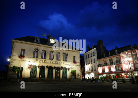 Hôtel de Ville - L'hôtel de ville à Honfleur, Calvados, Normandie, France Banque D'Images