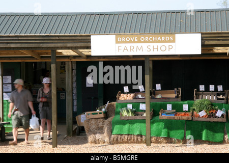 Conduit Orchards farm shop à Norfolk en Angleterre Banque D'Images