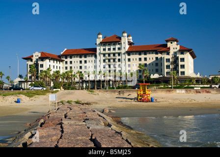 Hotel Galvez de Breakwater, Galveston Texas USA Banque D'Images