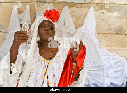 Fortune Teller, La Vieille Havane, Cuba Banque D'Images