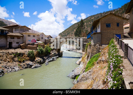 Village du Pérou Banque D'Images