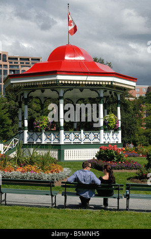 Les jardins publics, Halifax, Nouvelle-Écosse Banque D'Images