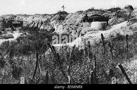 5FK V5 J1 1916 Fort de Douaumont Verdun Photo France fort de Douaumont forteresse réservoir Français 7km au nord de Verdun d'assaut par Germa Banque D'Images