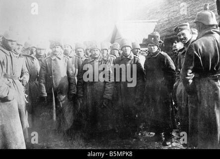 9 1916 318 A1 14 Bataille de Postawy Russ 1916 prisonniers de guerre mondiale 1 Front de l'est la défaite des troupes russes après une offen sive o Banque D'Images