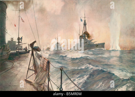 9 1916 531 A1 4 bataille du Jutland Malchin World War One 1914 18 bataille du Jutland 3151 6 1916 bataille du Jutland le 31 mai 191 Banque D'Images