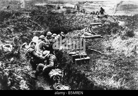 9 1917 1120 A2 24 E bataille de Cambrai 1917 FRA Mitrailleuses WWI 1914 bataille de Cambrai France 18 20 29 11 1917 offre de l'armée britannique Banque D'Images