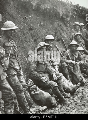 9FK 1916 100 A1 E bataille de Somme 1916 Royal Irish Rifles 1 Guerre Mondiale France Bataille de la Somme 23 Juin 26 novembre 1916 soldats Banque D'Images