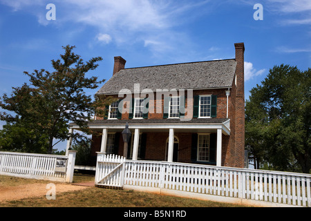 Clover Hill Tavern, Appomattox Court House National Historical Park, Appomattox, Virginie. Banque D'Images