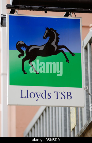 Signe de Lloyds TSB Banque D'Images