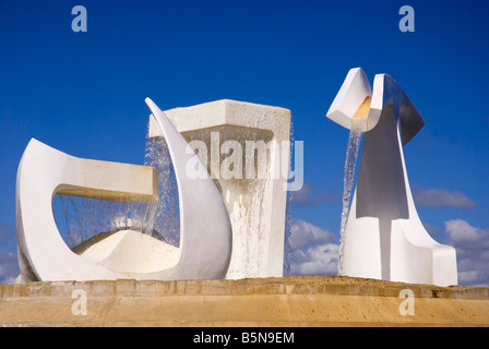 L''albatros "dispositif de l'eau dans la région de Wellington, Nouvelle-Zélande Banque D'Images