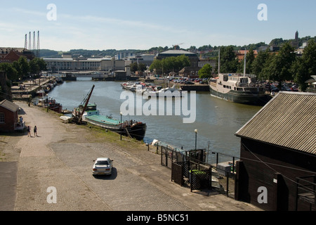 Port flottant, Bristol, Royaume-Uni Banque D'Images