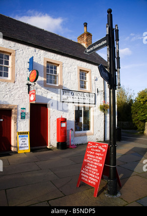 Village de Glamis Corner Shop, Glamis Village, Angus, Scotland. Banque D'Images