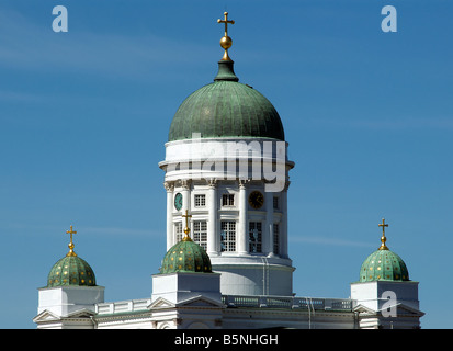 Église évangélique luthérienne du dôme de la cathédrale d'Helsinki Helsinki Finlande Banque D'Images