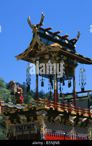 Défilé du Festival au Japon Takayama flottante Banque D'Images