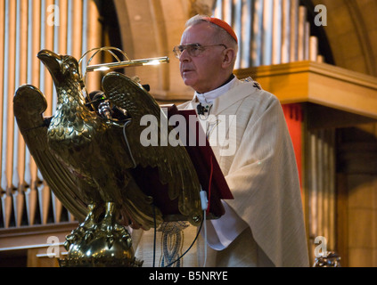 Le cardinal Keith O'Brien, archevêque de Saint Andrews et Edimbourg, Ecosse, Royaume-Uni. Banque D'Images