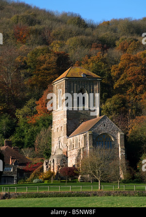 Peu de Malvern PRIORY DANS WORCESTERSHIRE ENGLAND UK Banque D'Images