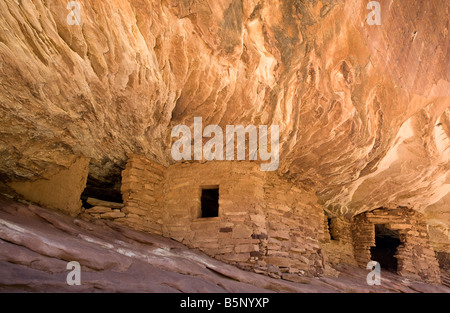 Feu à la maison, les Indiens Anasazi ruine Banque D'Images