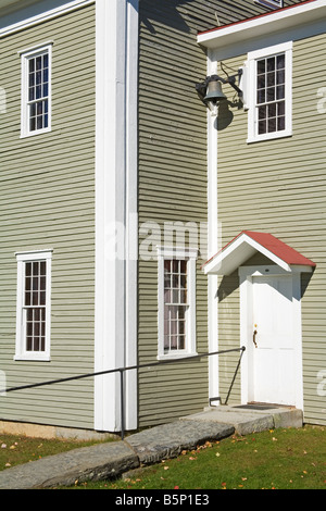 Maison de l'École Canterbury Shaker Village, New Hampshire Le New England USA Banque D'Images