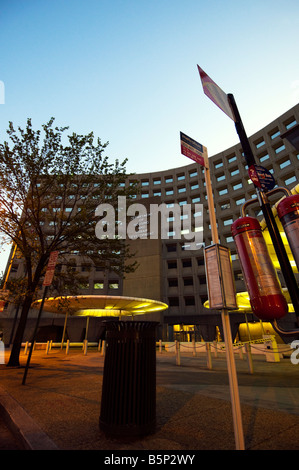 L'extérieur du Ministère du logement et du développement urbain (HUD) Building à Washington DC. Banque D'Images