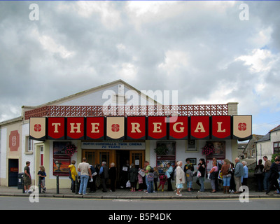 78 ans de cinéma Regal à wadebridge cornwall UK Banque D'Images