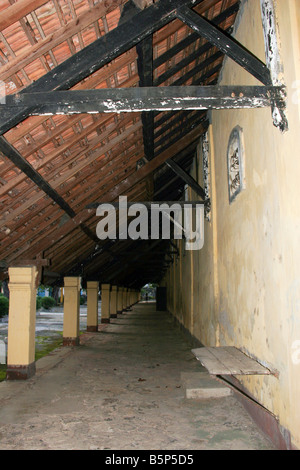 Corridor dans Poulo Condor prison, Vietnam Banque D'Images