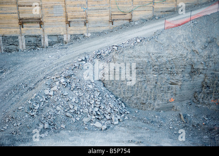 Un bâtiment du site de construction. Banque D'Images