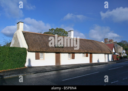 Robert Burns, le poète de l'Ayrshire est né dans cette maison le 25 janvier 1759 Banque D'Images